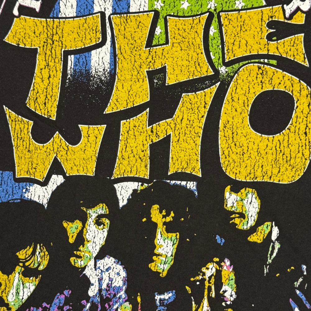 The Who USA Tour Graphic Band T-Shirt Black S/M - Picture 3 of 5